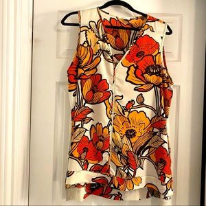 Pleione floral blouse